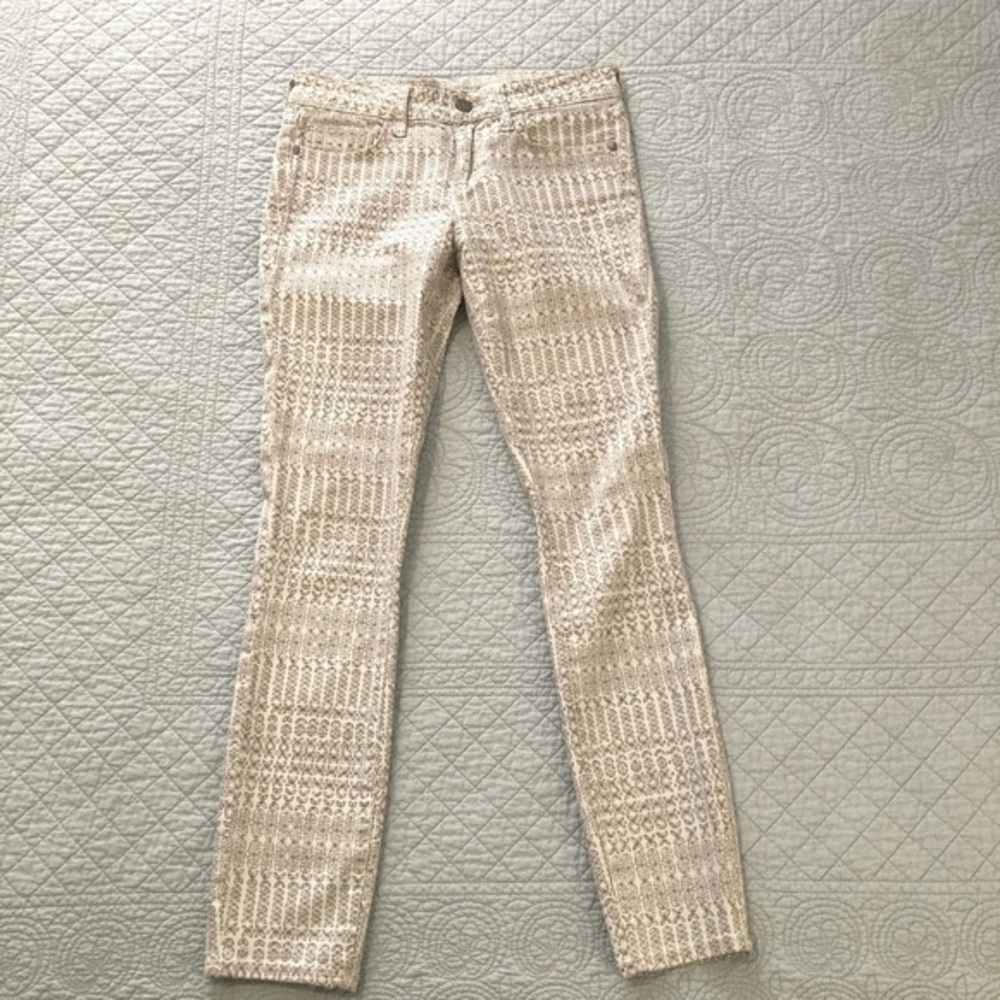 Anthropologie Pilcro and the Letterpress Morocco STET skinny jeans. Size 26.